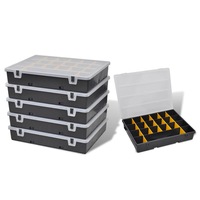 Storage Box Sort Case 6 pcs vidaXL