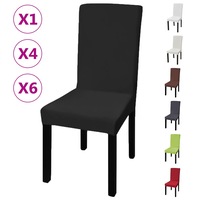 6x Chair Cover Stretchable Wedding Banquet Slipcover Multi Colours vidaXL