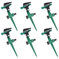 Impulse Sprinkler Garden Watering 6 pcs vidaXL