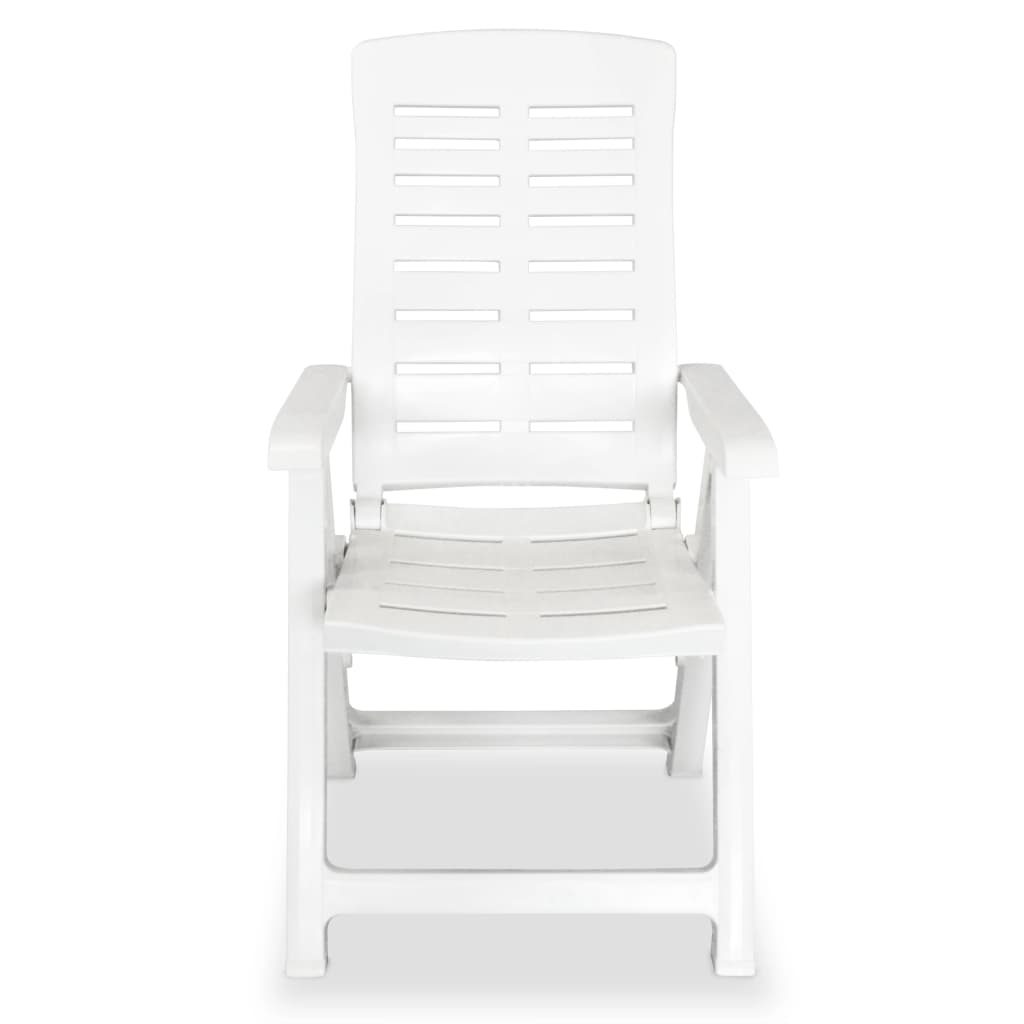 plastic reclining patio chairs