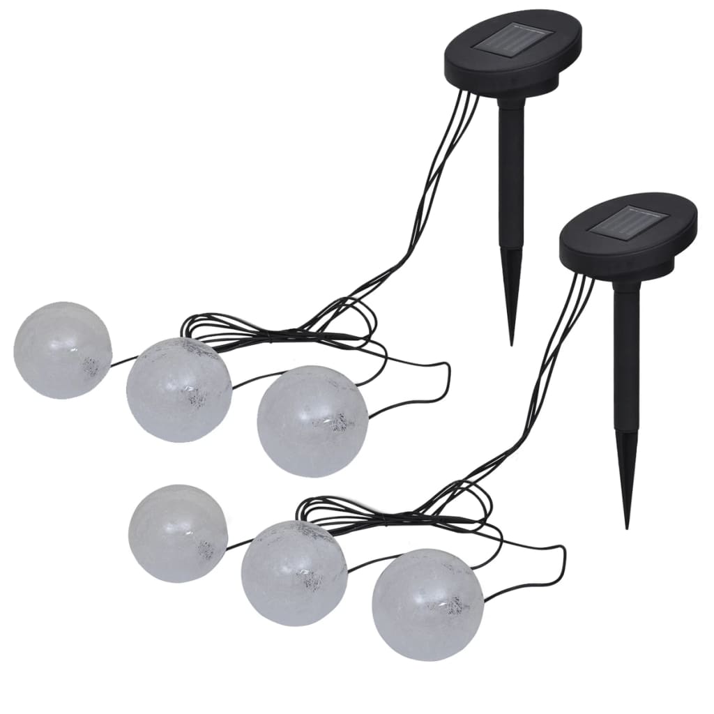 Floating Lamps 6 pcs LED for Pond and Pool vidaXL