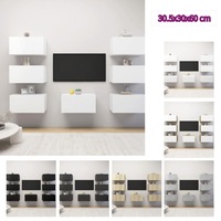 7x TV Cabinets Engineered Wood Home Living Room Furniture Multi Colors vidaXL