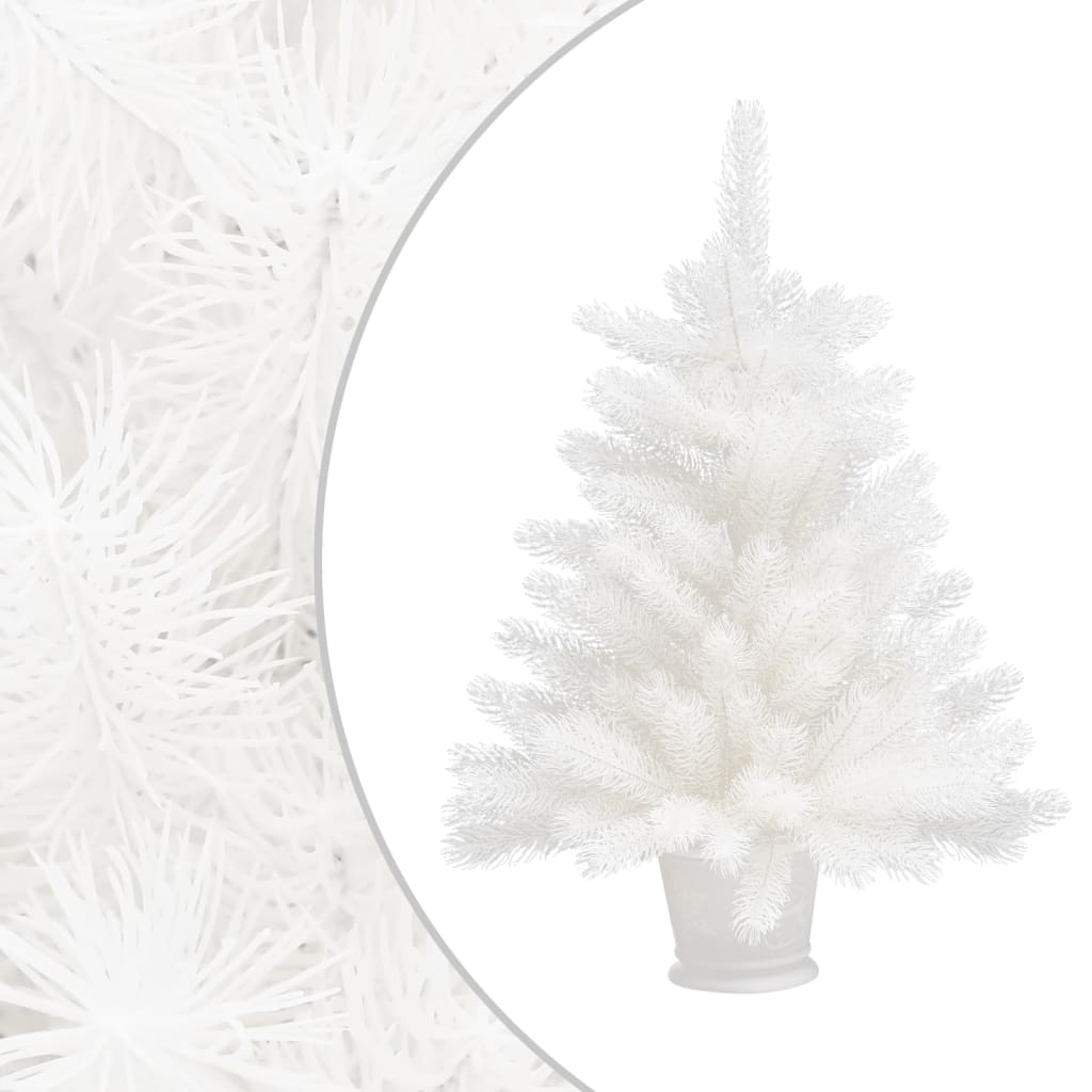 Artificial Christmas Tree Lifelike Needles White 65 cm vidaXL