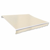 Awning Frame 4x3 m Automatic Roll-back Aluminium vidaXL