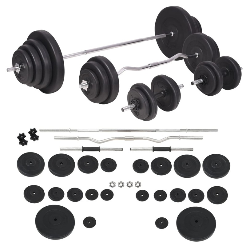 Barbell and Dumbbell Set 120 kg Fitness World Wide