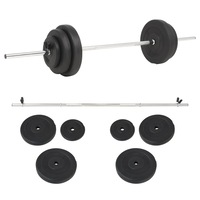 Barbell Set 30 kg vidaXL