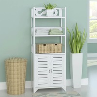 Bathroom Cabinet Albuquerque Wood White 46x24x117.5 cm vidaXL