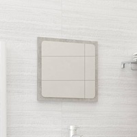 Bathroom Mirror Concrete Grey 40x1.5x37 cm Engineered Wood vidaXL
