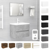 Bathroom Sink Cabinet Rack Indoor Cupboard Chipboard Multi Colours vidaXL