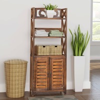 Bathroom Cabinet Albuquerque Wood Brown 46x24x117.5 cm vidaXL