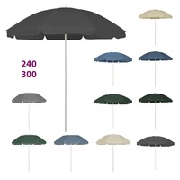 Beach Parasol Outdoor Parasol Sun Shelter Shade Terrace Garden Patio vidaXL