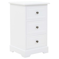 Bedside Cabinet MDF and Pinewood 35x32x59 cm vidaXL
