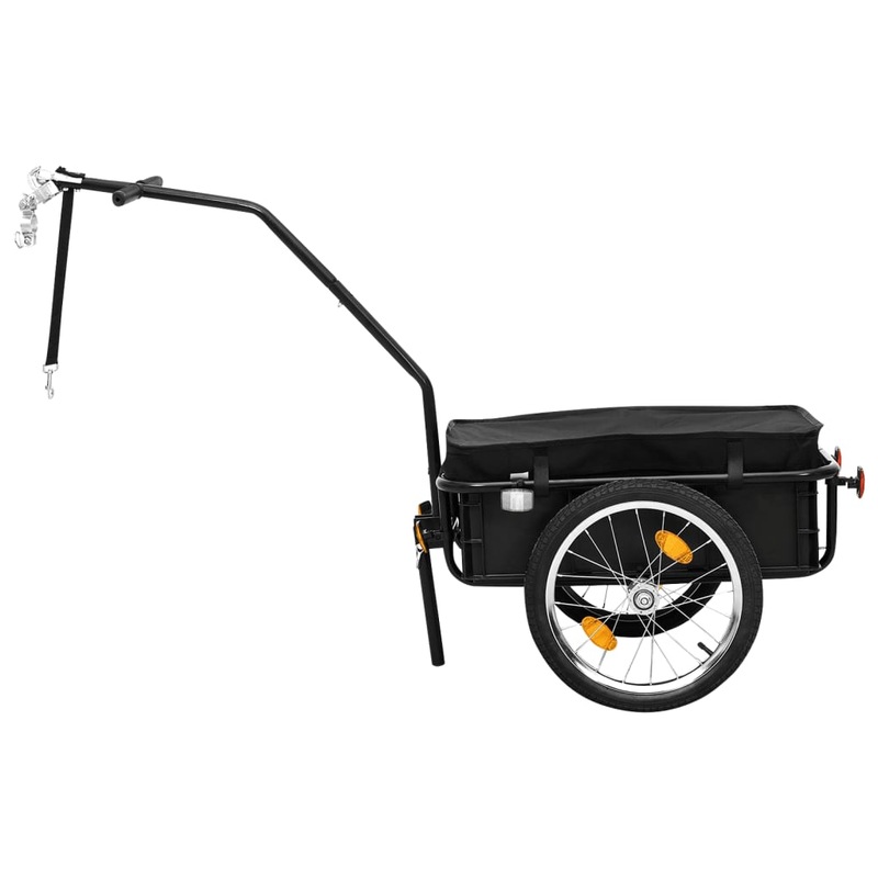 Bike Cargo Trailer/Hand Wagon 155x61x83 cm Steel Black MyDeal
