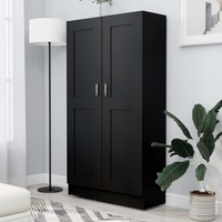 Book Cabinet Black 82.5x30.5x150 cm Engineered Wood vidaXL