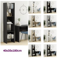 Book Cabinet Bookcase Standing Shelf Highboard Chipboard Multi Colours vidaXL