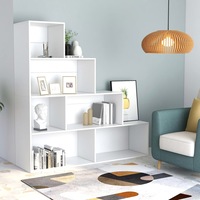 Book Cabinet/Room Divider White 155x24x160 cm Engineered Wood vidaXL