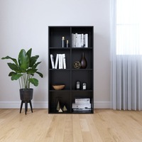 Book Cabinet/Sideboard Black 66x30x130 cm Engineered Wood vidaXL
