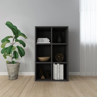 Book Cabinet/Sideboard Black 66x30x98 cm Engineered Wood vidaXL