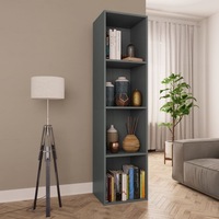 Book Cabinet/TV Cabinet Grey 36x30x143 cm Engineered Wood vidaXL