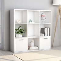 Book Cabinet White 98x30x98 cm Engineered Wood vidaXL