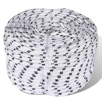 Braided Rope Coil Boat Line Polyester 12 mm x 50 m vidaXL