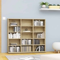 CD Cabinet Sonoma Oak 102x23x89.5 cm Engineered Wood vidaXL