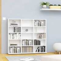CD Cabinet White 102x23x89.5 cm Engineered Wood vidaXL