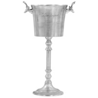 Champagne Cooler Solid Aluminium 39x29x71 cm Silver vidaXL