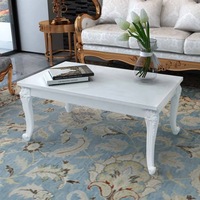 Coffee Table 100x60x42 cm High Gloss White vidaXL