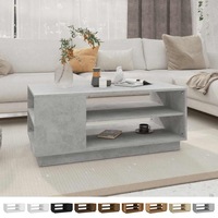 Coffee Table Shelf Storage End Tables Entertainment Unit Stand Modern vidaXL