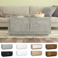 Coffee Table Storage Tables Shelf Entertainment Unit Engineered Wood vidaXL