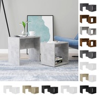 Coffee Table Set Accent Side Table Furniture Chipboard Multi Colours vidaXL