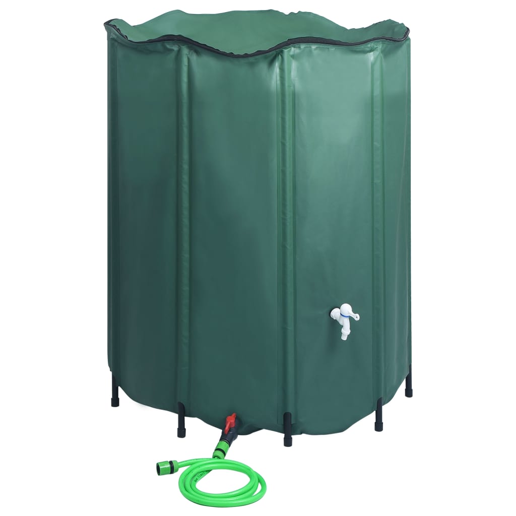 Collapsible Rain Water Tank with Spigot 1000 L vidaXL