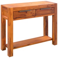 Console Table Solid Acacia Wood 86x30x75 cm vidaXL