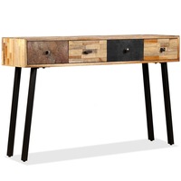 Console Table 120x30x76 cm Solid Reclaimed Teak vidaXL