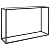 Console Table Transparent 120x35x75 cm Tempered Glass vidaXL