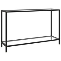 Console Table Transparent 120x35x75 cm Tempered Glass vidaXL