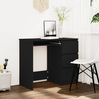 Desk Black 90x45x76 cm Engineered Wood vidaXL