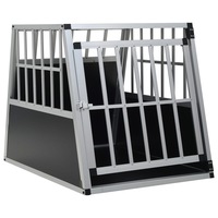 Dog Cage with Single Door 65x91x69.5 cm vidaXL