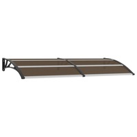 Door Canopy Black 240x100 cm PC vidaXL