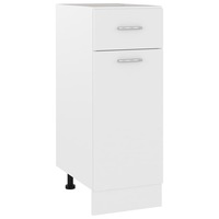 Drawer Bottom Cabinet White 30x46x81.5 cm Engineered Wood vidaXL