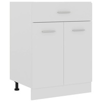 Drawer Bottom Cabinet White 60x46x81.5 cm Engineered Wood vidaXL