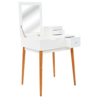 Dressing Table with Mirror MDF 60x50x86 cm vidaXL