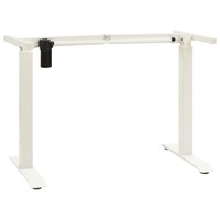 Electric Motorised Standing Desk Frame Height Adjustable White vidaXL