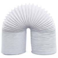 Exhaust Duct PVC 6 m 10 cm vidaXL