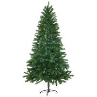 Faux Christmas Tree Lifelike Needles 150 cm Green vidaXL