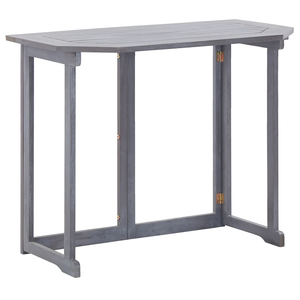 Folding Balcony Table 90x50x74 cm Solid Acacia Wood vidaXL