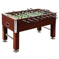 Football Table Steel 60 kg 140x74.5x87.5 cm Brown vidaXL