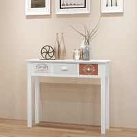 French Console Table Wood vidaXL