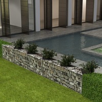 Gabion Basket Galvanised Steel 300x30x50 cm vidaXL